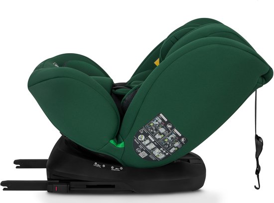 Lionelo Bastiaan - i-Size Autostoeltje 4in1 - 360° Draaibaar - ISOFIX & Top Tether - Groep 0-1-2-3 (40-150 cm) - SideProtect Zijbescherming - Memory Foam Hoofdsteun - RWF & FWF - Verstelbare Hoofdsteun & Rugleuning - DriSeat Luchtcirculatie van LIONELO — afbeelding 3