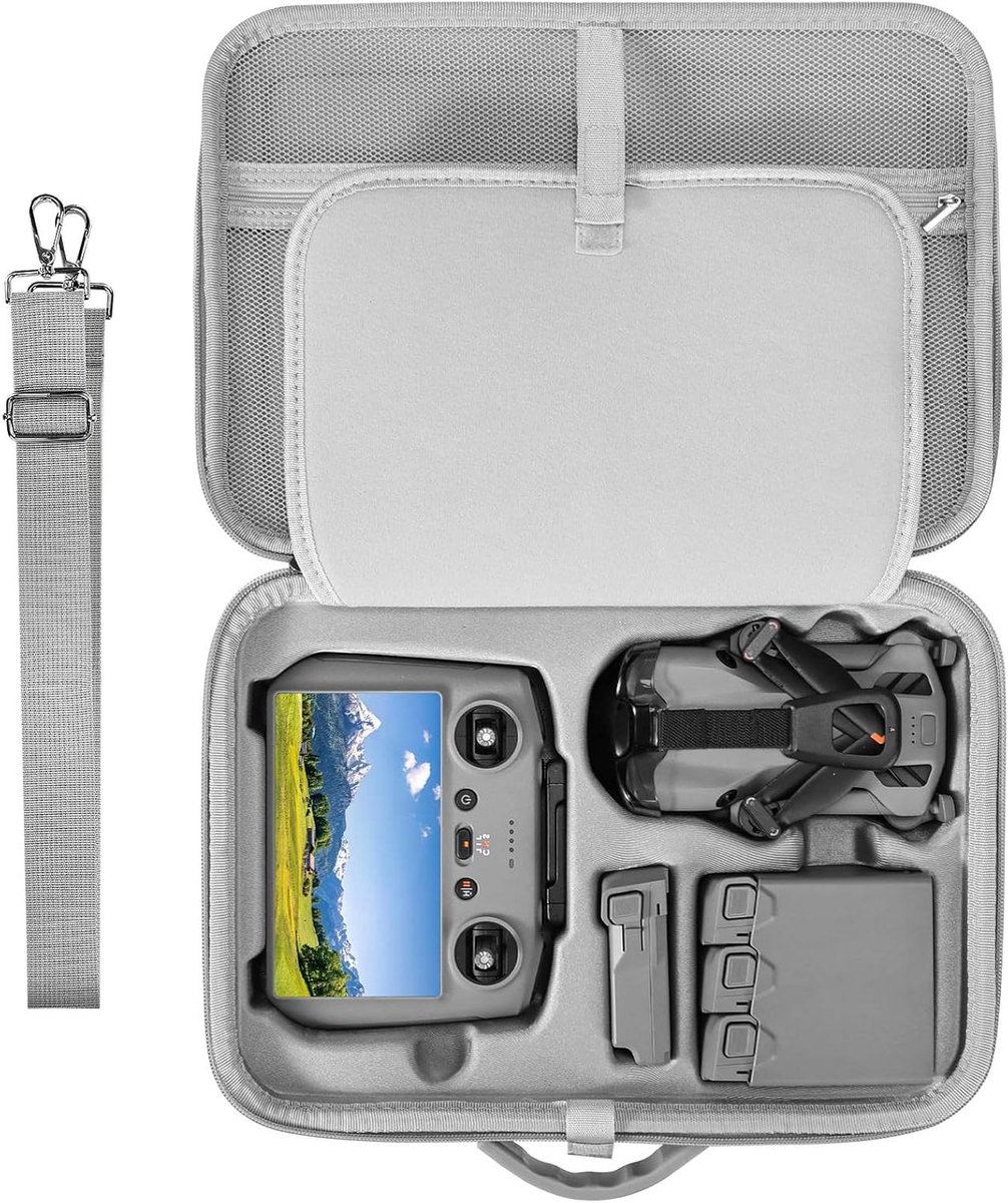 Drone Koffer - Opbergtas - Veilig Vervoer - Specifiek Ontwerp - 34.5 cm - Grijs