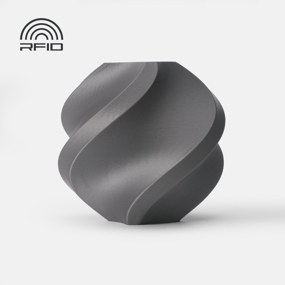 Bambu Lab ABS Zilver met spoel 1.75mm 1kg RFID