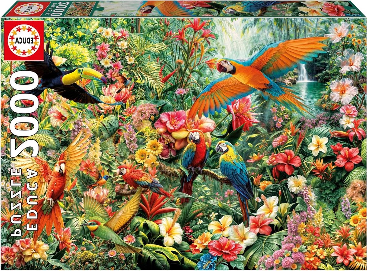Puzzel 2000 stukjes - Volwassen puzzel - Ontspanning thuis - Plantaardige inkt - 96 x 68 cm - Multicolor