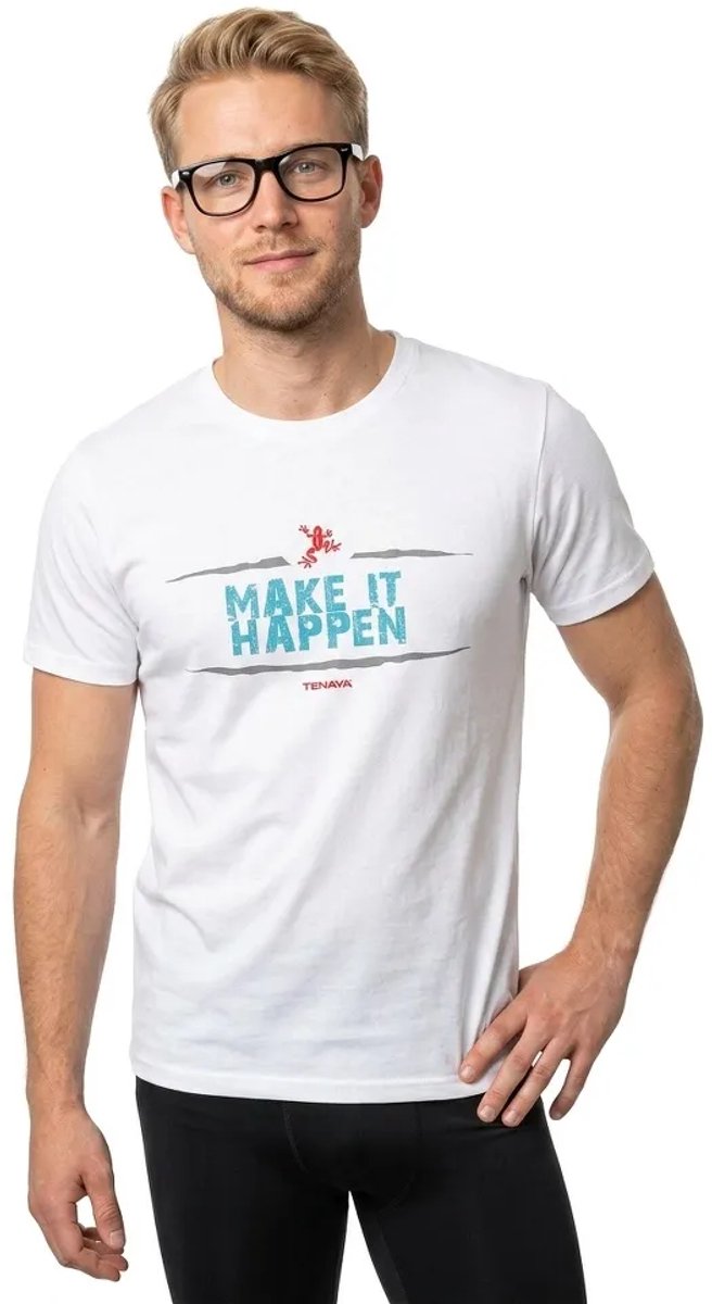 Tenaya Make It Happen T-shirt Met Korte Mouwen Wit S