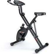 YEE GOO Opvouwbaare Hometrainer Fiets - Fitness Fiets - Spinning Fiets - 8 Niveaus Magnetische Weerstand - Indoorfiets - Hartslagsensoren - in hoogte verstelbaar - LCD-display - houder voor telefoon/tablet -Zwart
