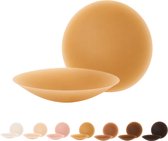 BOOBEES Silicone Nipple Covers - Size M - 10cm - Caramel