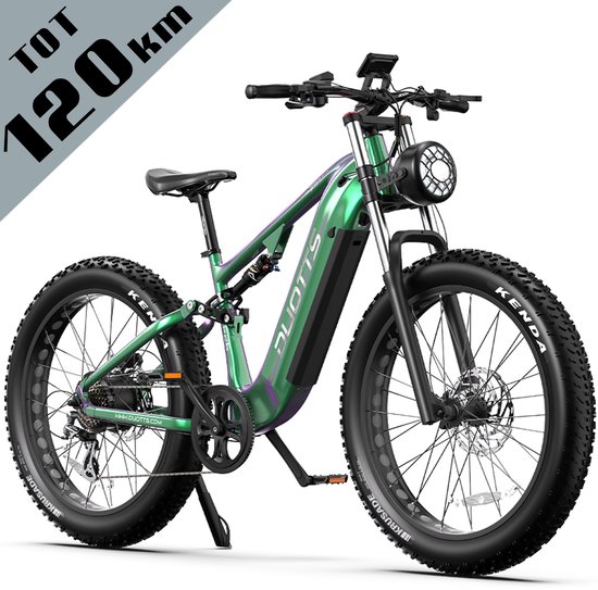 Elektrische Fiets DUOTTS E26 - 960Wh/20 Ah Accu - 120 km Bereik - 250W Motor - 26*4.0...
