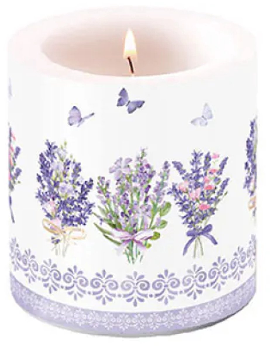 Ambiente Kaars - Small - Lovely Lavender - 35 branduren Multi