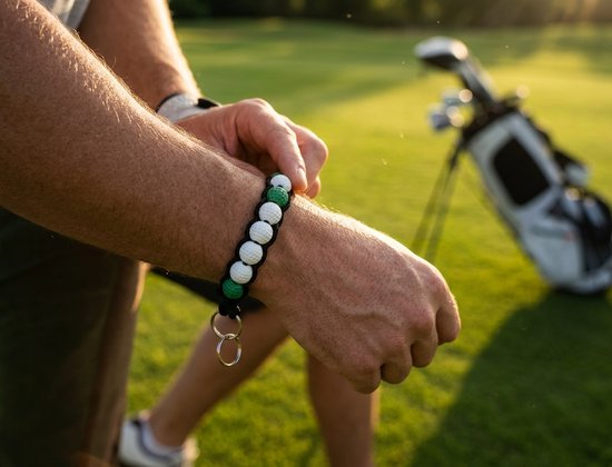 Bead Stroke Counter - Golf Slagenteller - Kralenteller - Scoreteller - Golf - Trolley - Bevestigingshaak - Golfcourse - ATHLIX van ATHLIX — afbeelding 2