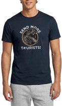 T-shirt homme Jurassic Park T- Rex : Envoyez plus de touristes !