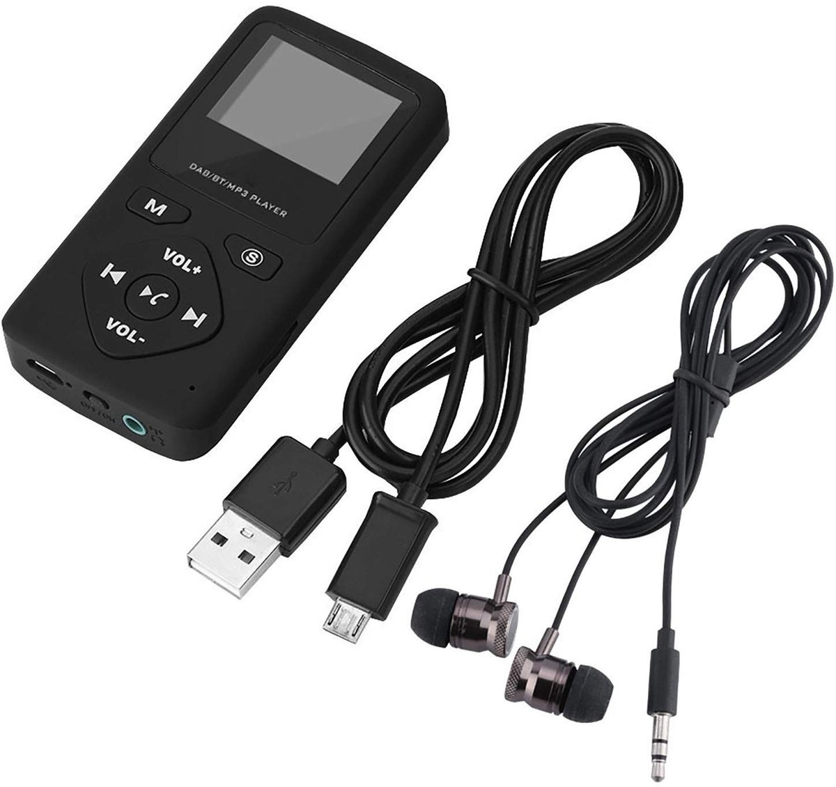 OmGoods - Dailygoody - Draagbare Radio - Digitale Radio-ontvanger - Bluetooth MP3-speler - Compact formaat - FM-radiofunctie - Ideaal voor onderweg