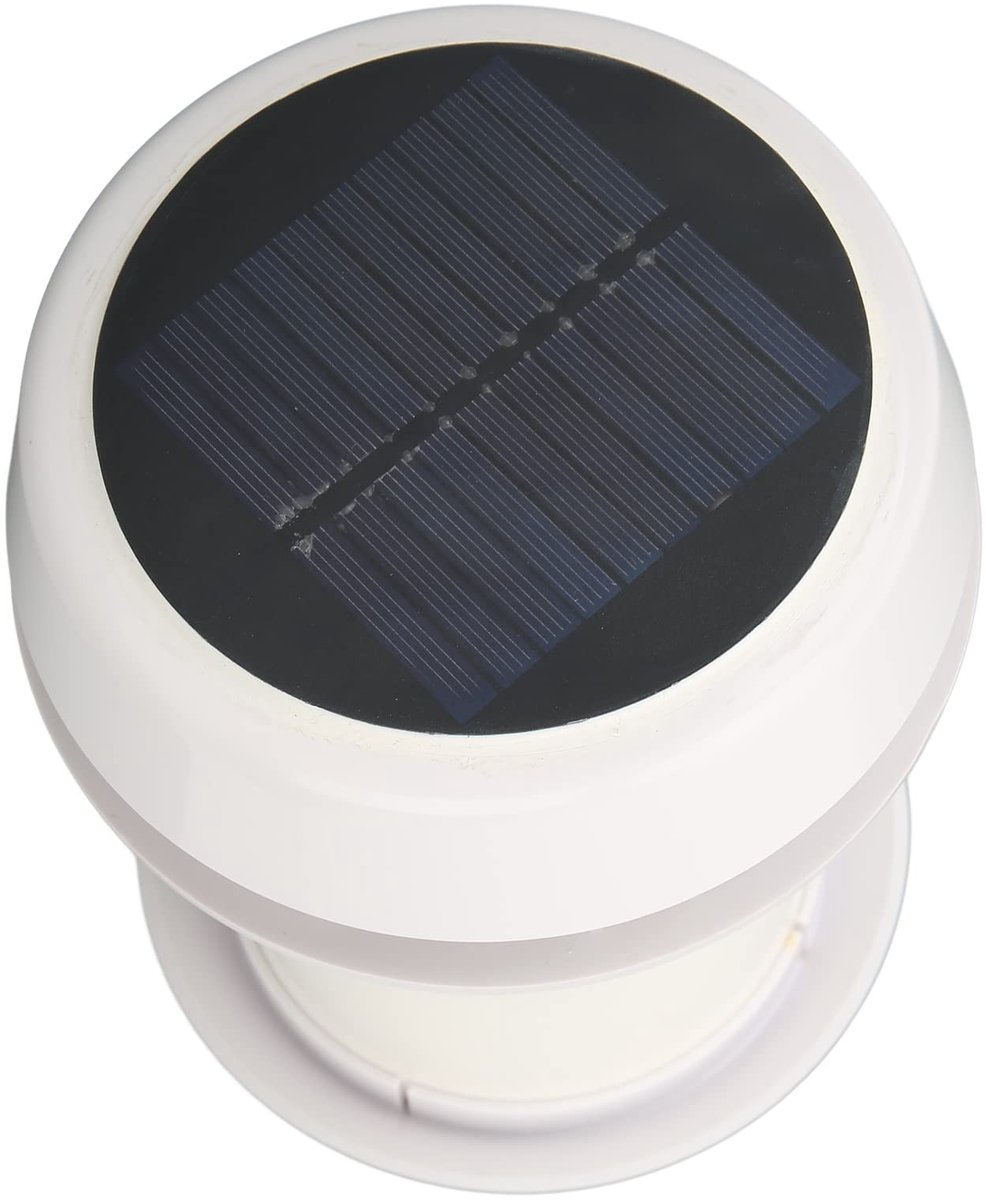 OmGoods - Dailygoody - Dakafzuigventilator - Geruisloze Ventilatie - Zonne-energie - Zwart - Efficiënte Ventilator - Geschikt voor Campers Caravans Schepen