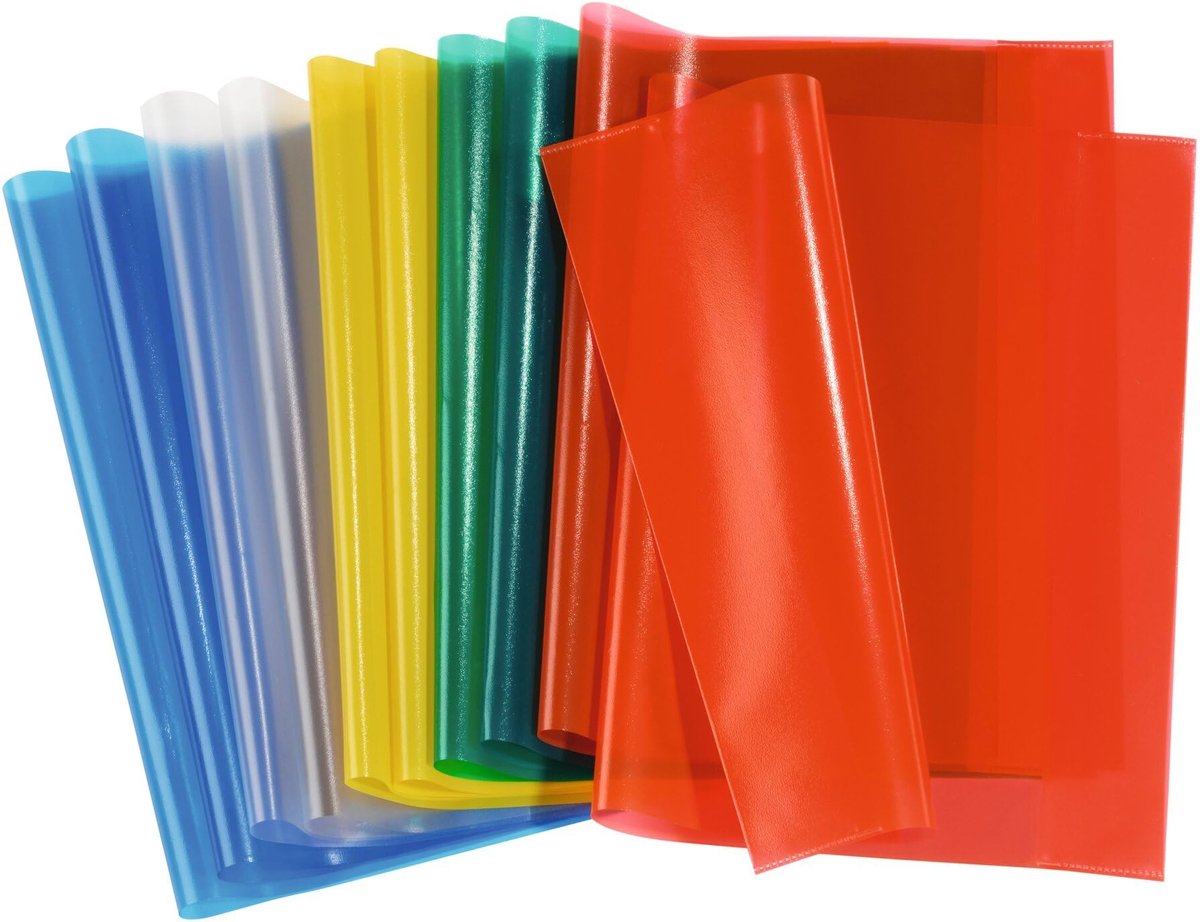carmdering - Boekhoes A4 - Boekomslag - Beschermhoes - Stofbestendig - Afveegbaar - Polypropyleenfolie - Duurzaam - Veelzijdig Gebruik - 10 Stuks