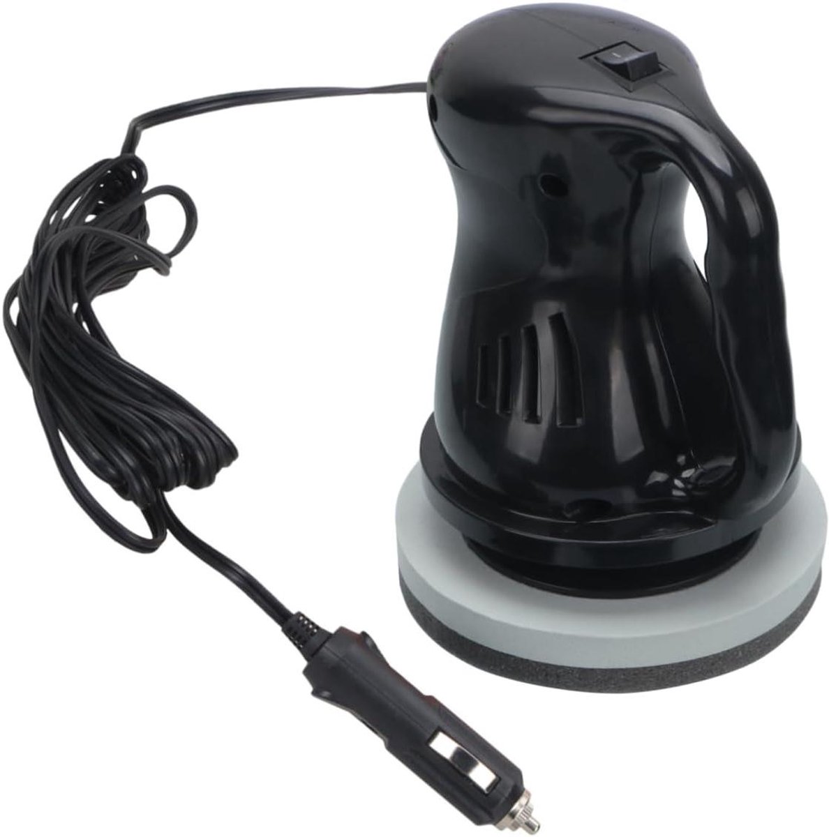 Mini Polijstmachine - Auto Waxer - Krasherstel Auto - Eenvoudig Gebruik - 12x12x15.5 cm - Zwart