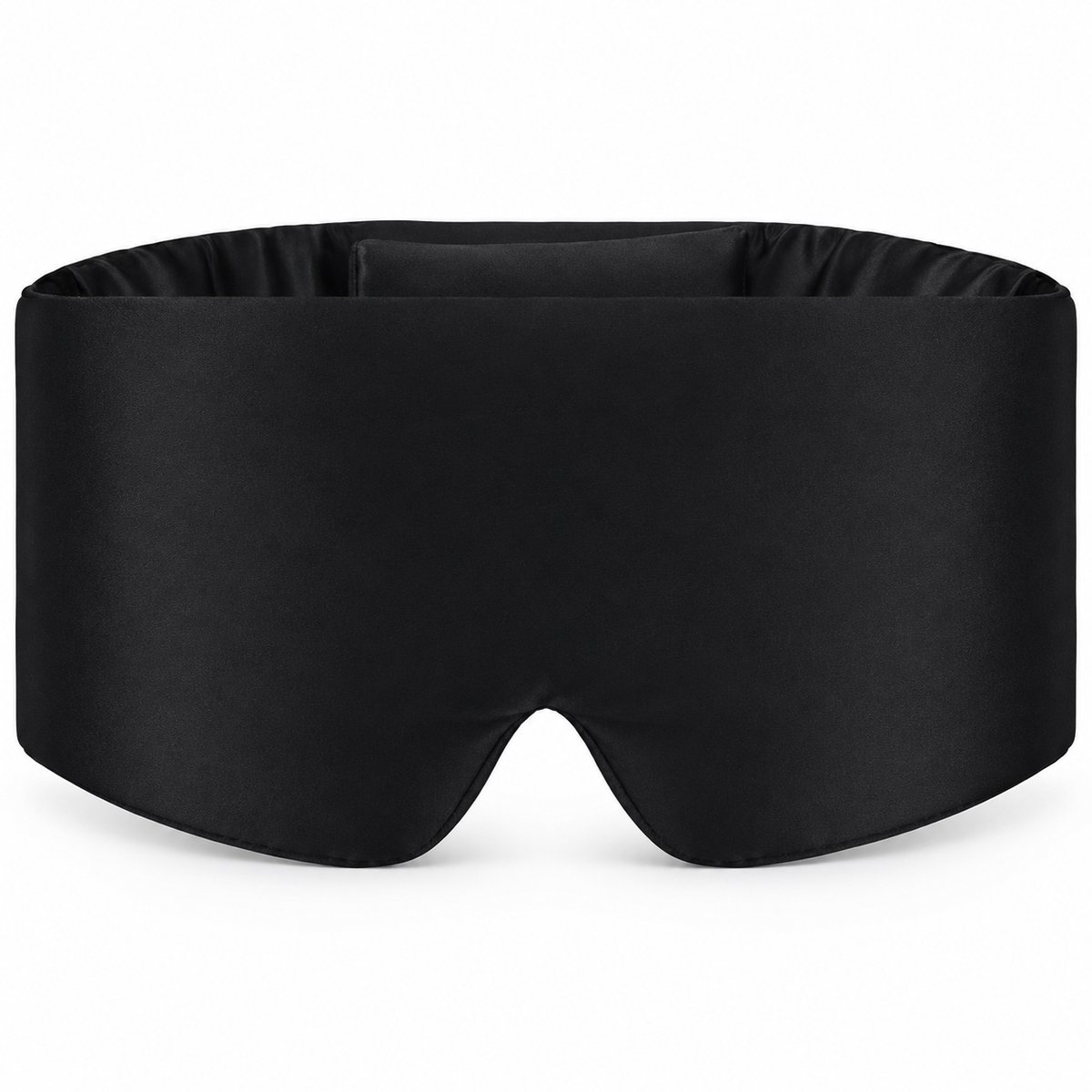 Bol.com MySleepFit - Premium Zijden Slaapmasker - Silk Sleep Mask - 100% Verduisterend Oogmasker - Zwart - 22 momme 6A Grade Moe... aanbieding