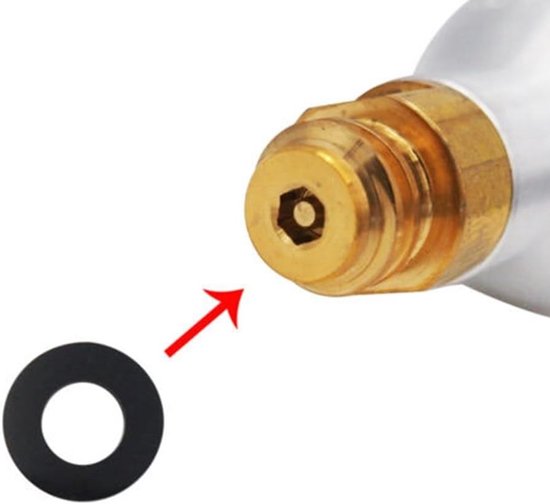 Siliconen Afdichtringen - Reparatieringen - Fles Mondstuk Reparatie - Nauwkeurige Pasvorm - 2 stuks - Zwart — afbeelding 5