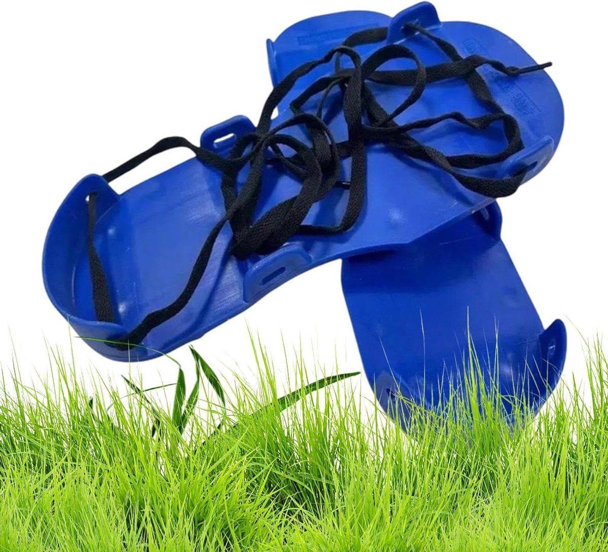 Gazonbeluchter Schoenen - Gras Lucht Systeem - Gazon Onderhoud - Verbetert Bodemgezondheid - 30x24x5 cm - Groen