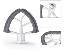Platte waaieropzetstuk Geschikt voor KitchenAid blenders met flexibele waaiers en dubbelzijdige siliconen randen,voor voor staande blenders met een kantelmechanisme van 4-5 liter.