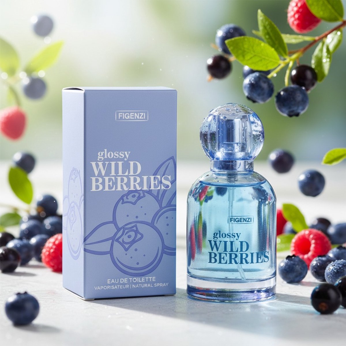 Figenzi Glossy Wild Berries Eau de Toilette Dames Parfum 35ml