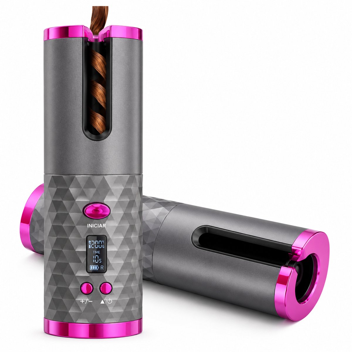 Innovastore Draagbarekrultang - Draadlozekrultang - Haarkrultang - Elektrische krultang - Reiskrultang - USB oplaadbaar -