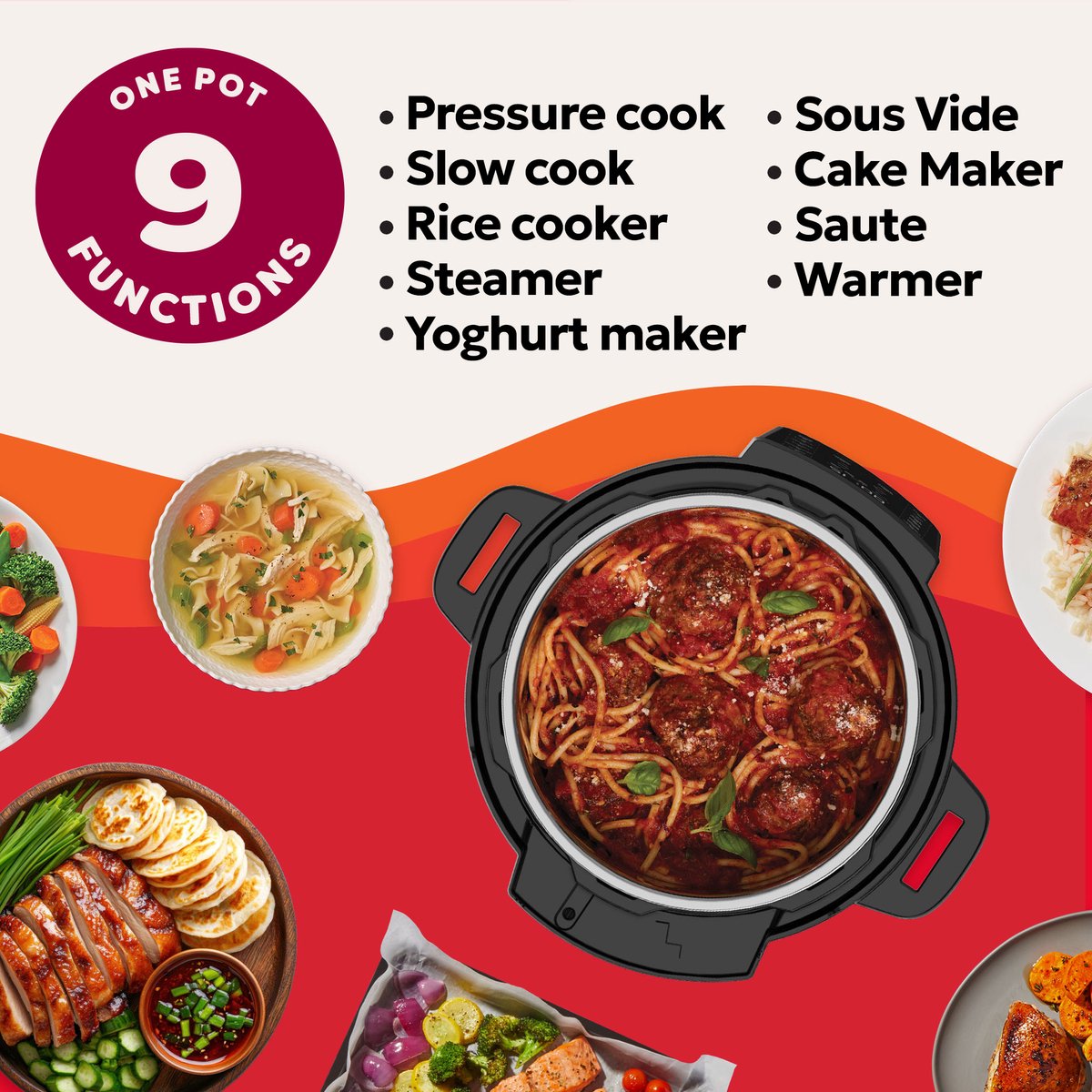 Instant Pot Duo Plus Whisper Quiet 5,7L Multicooker - 9-in-1 Snelkookpan - Slowcooker - Sous-vide - Rijstkoker - Stomer - Stilste Stoomafgifte - Tot 6 Porties – foto 7