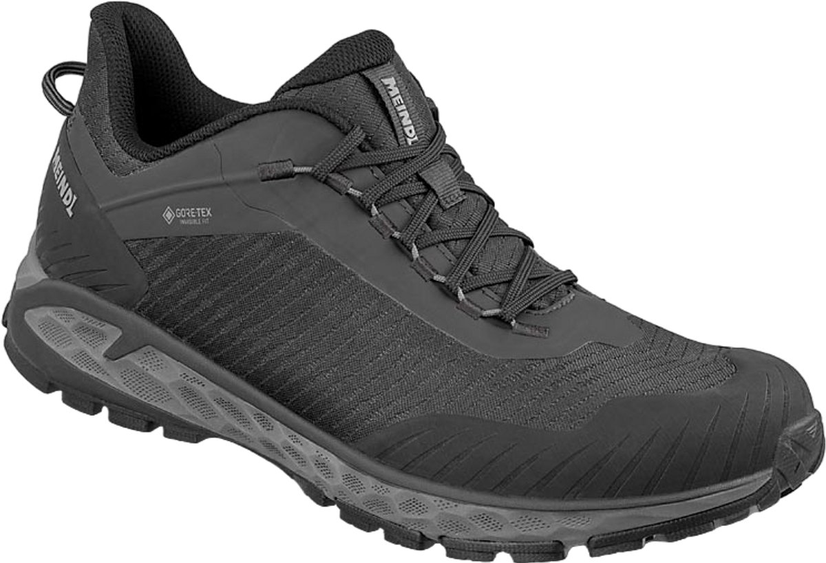Meindl POWER WALKER 4.2 M 01 11 Heren waterdichte lage wandelschoenen Schwarz Zwart