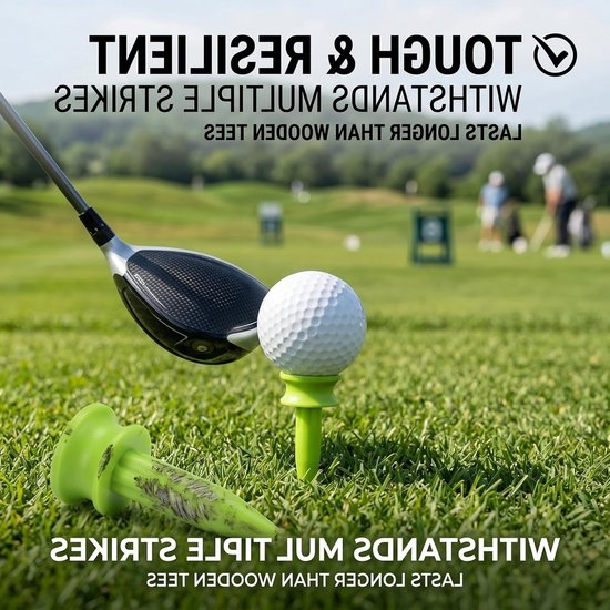 100 Stuks Driving Range Tee 0.83 Inch - Plastic Golf T-shirts voor Stabiele Balondersteuning, Ideaal voor Golftraining en Oefeningen — afbeelding 2