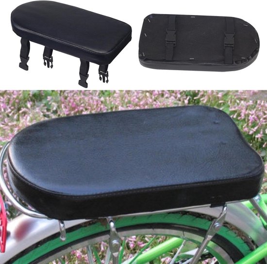 Bagagedrager kussen - kussentje - fiets kussen - Fietsstoeltje Achterzitje - Achterzitje Fiets - Fietskussen Bagagedrager - Stoelen voor mountainbikes - dikker zitvlak - 30CM*15CM van HOMAAX — afbeelding 4