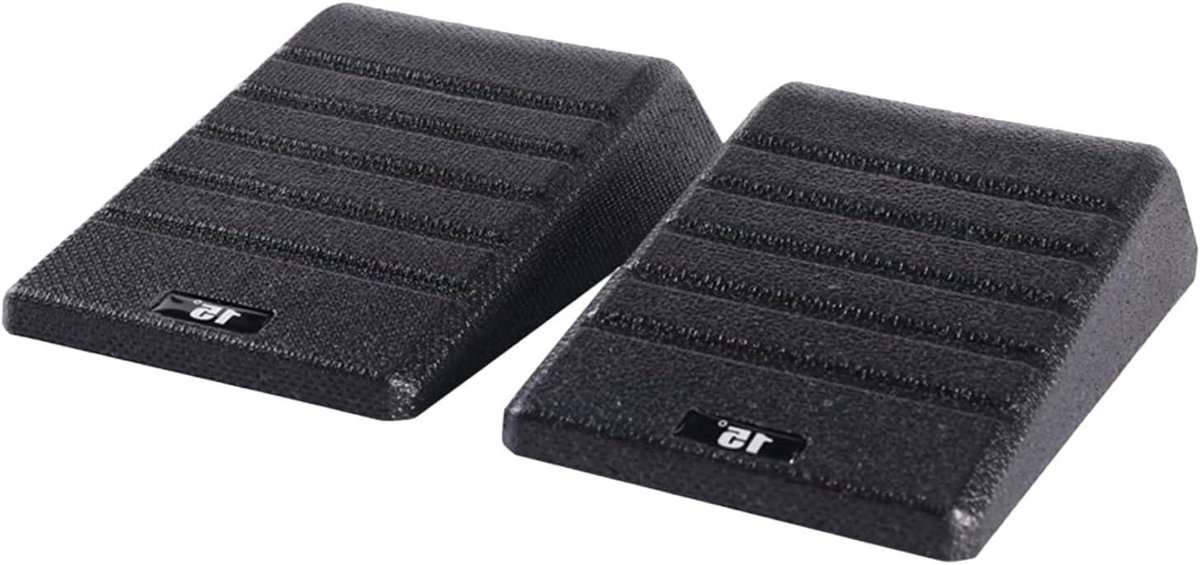 Squat Blocks - Oefenblokken - Fitness Oefeningen - Antislip Ontwerp - 36.7 x 18 x 11.1 cm - Zwart