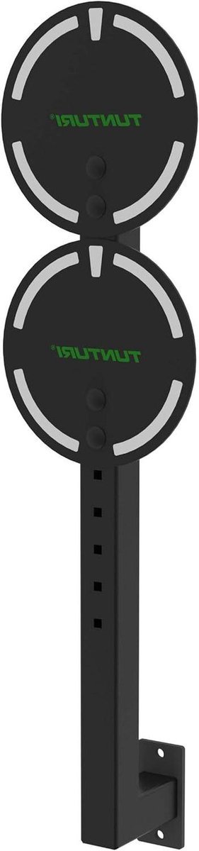 Dubbele Wall Ball Target - Krachtstation Accessoire - Functionele Training - Officiële Wedstrijdhoogtes - 305 & 275 cm - Zwart