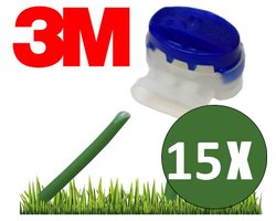 3M Gel connectors | 15 stuks | Kabelverbinders | Scotchlok 314 | Perimeterdraad reparatie universeel | Begrenzingsdraad reparatie