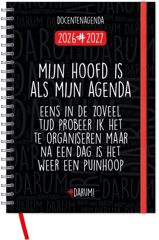Darum! Docentenagenda 2026-2027 A4