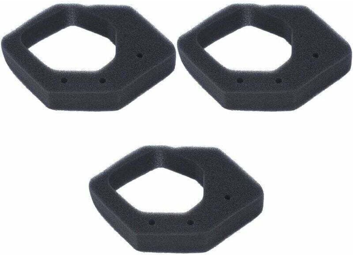 3-delig/batch luchtfilter 17211-Z0H-000 geschikt voor Honda GX25 GX25N GX25NT, XU, UMK425 ULT425 UMS425 HHT25S grasmaaiers/grondfrezen