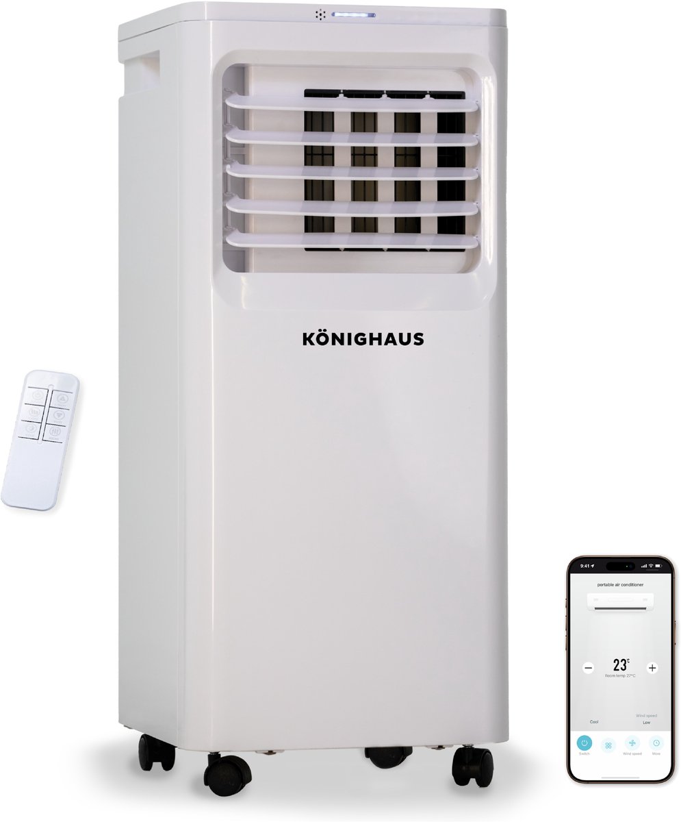 Könighaus Slimme Mobiele Airco 9000 BTU met - Könighaus - €289,90