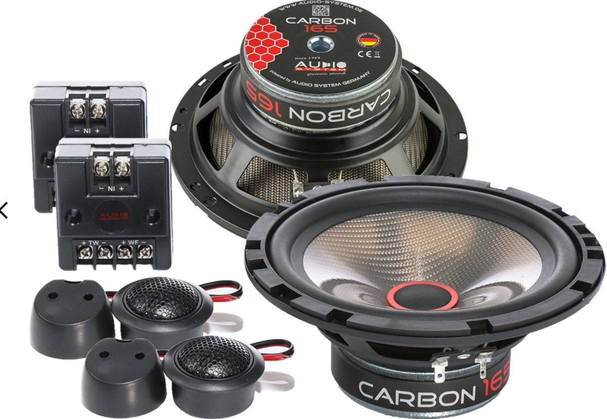 Audio System Carbon 165 16.5cm / component-set ( composet ) Auto speakers 6.5 inch Luidsprekers – foto 5