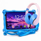 Pack Enfant AngelTech Tablette Enfant PRO MAX + Écouteurs Enfant - Forfait Discount - Blauw