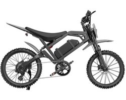 V20 Cross Skinny Bike Zwart - 48V 22Ah Accu - 70km Bereik - Schijfremmen - 25km/h