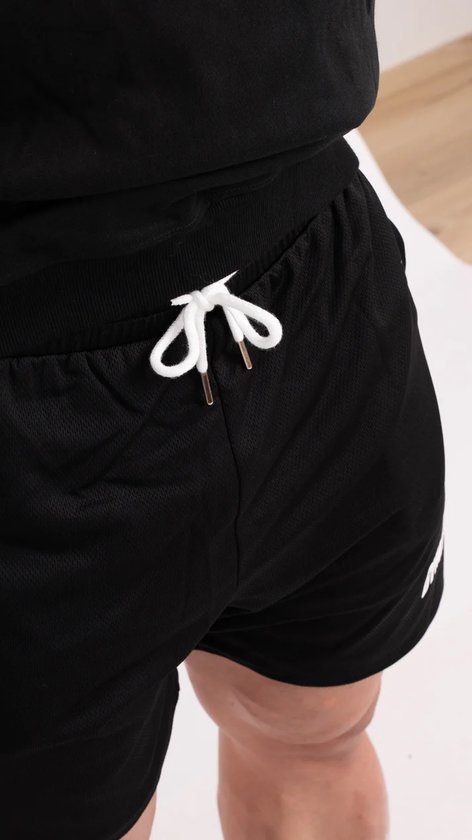 Gymhunterz Short - Short de sport - Short de course - Short - Noir - Taille S