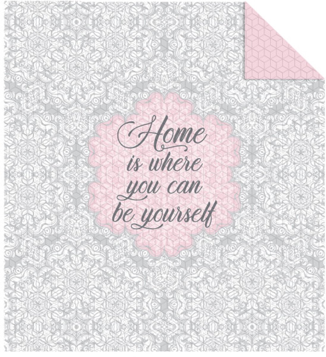 Bedsprei Home is where you can be yourself - 170x210 cm