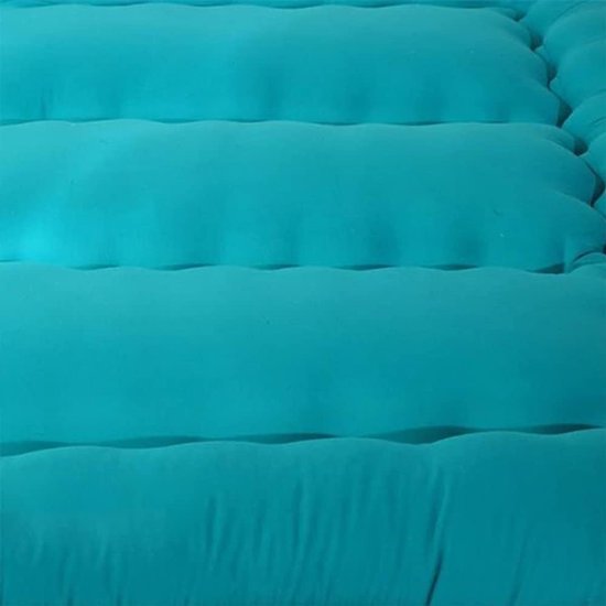 Japanse Vloermatras - Opvouwbaar Futon - Comfortabel Slapen - Ademend en Duurzaam - 90 x 200 cm - Grijs — afbeelding 2
