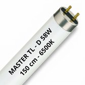 Originele TL Buis 150 cm – 58W TL-D lamp – 865 Koel wit licht 6500K – T8 G13 Universeel