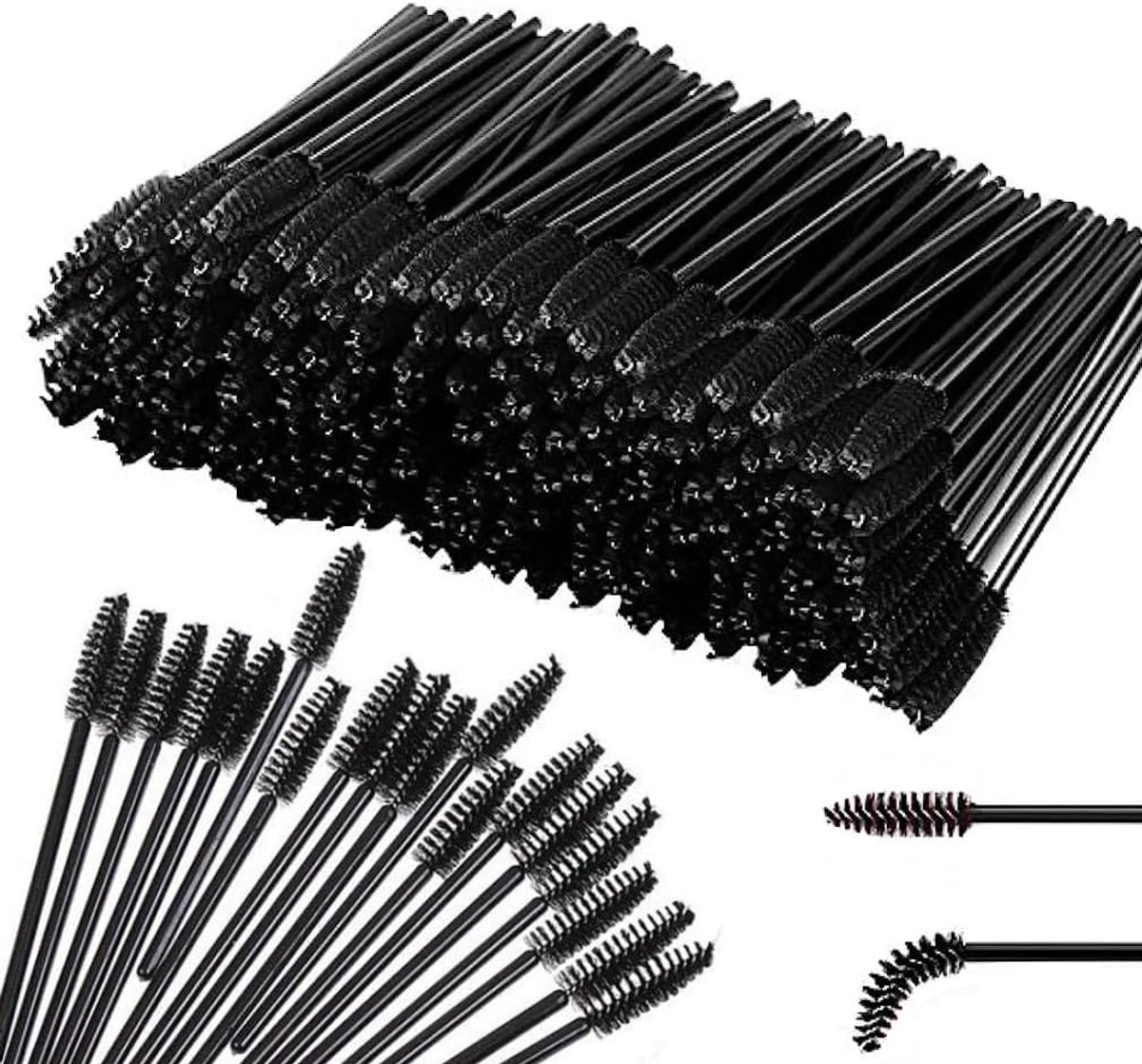 Famanu – mascara borsteltjes voor wimpers en wenkbrauwen, set voor make-up, hygiënisch gebruik
