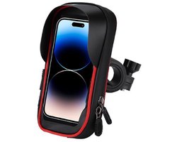 Support de téléphone - Sac de téléphone pour guidon - Support de téléphone étanche spécialement conçu - Support de téléphone réglable à 360° - Support de téléphone pour vélo - Convient aux scooters, motos, vélos électriques et vélos ordinaires