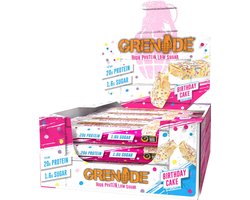 Grenade Grenade Protein Bars - 12 repen - Birthday Cake - 12 stuks