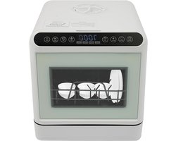Mini Vaatwasser - Draagbare Vaatwasser - Keuken Gemak - 4 Wasprogramma's - 40 x 45 x 45 cm - Wit