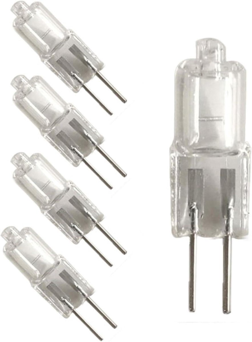 Halogeen G4 Lampen - Capsule Lampen - Accent Verlichting - Energiebesparend - 5 stuks - Warm Wit