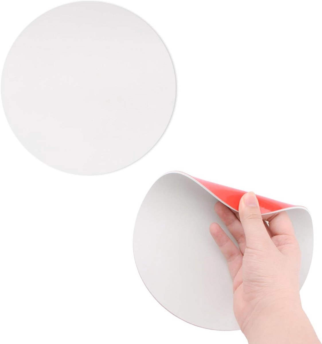 Afdekplaten voor gaten - Reparatieset muur plafond - Gaten verbergen - Zelfklevend rubber - 177 cm - Wit