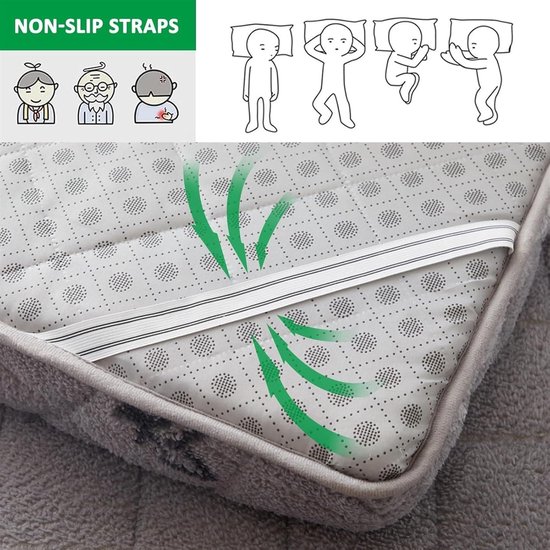 Japanse Vloermatras - Futon Matras Slaapmat - Comfortabel Slapen - Verbetert Oude Matrassen - 180x200 cm - Boom — afbeelding 5