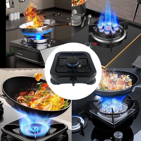 Camping Kookstel - Eenpits Kookstel - Outdoor Koken - Snel Schoonmaakproces - 331 x 292 x 76 cm - Zwart van Camping — afbeelding 3