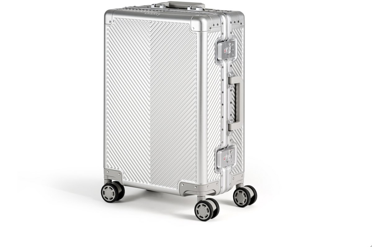 Licenty Aluminium Handbagage Koffer Zilver productafbeelding