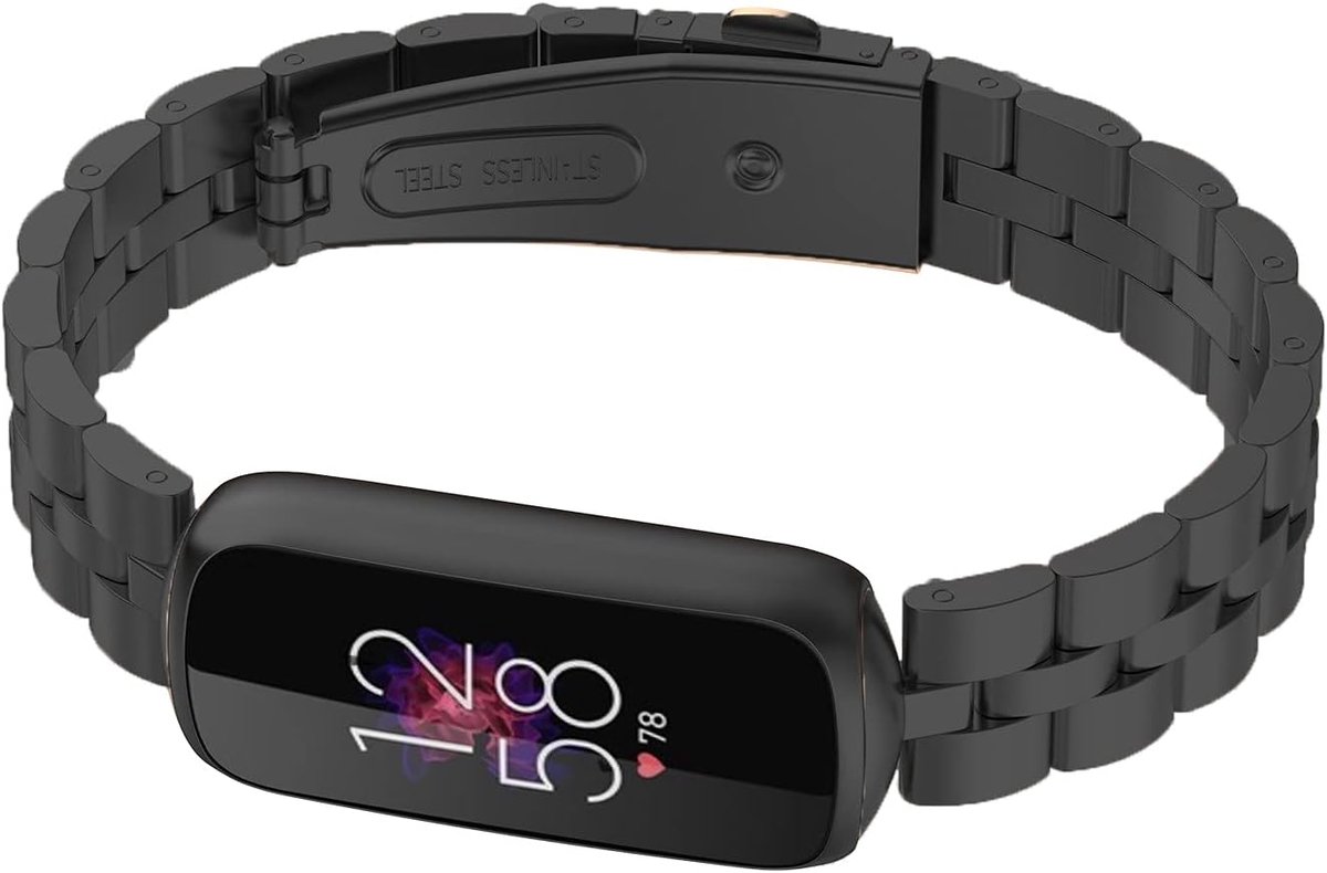 Fitbit RVS Horlogeband - Metalen Band Fitbit Luxe thumbnail 3