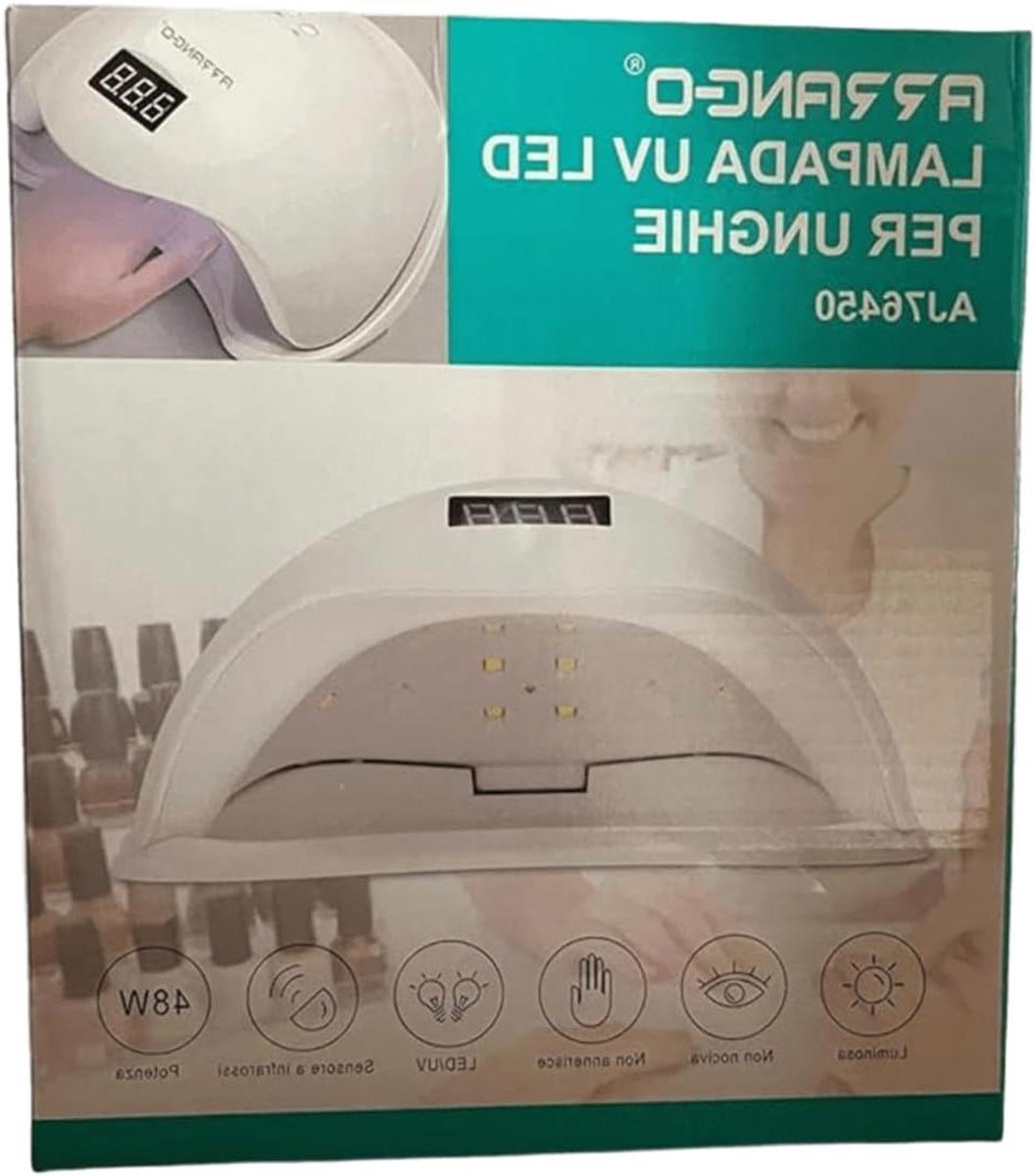 UV-led Nagellamp - Nageldroger Manicure - Nagels Drogen - Draagbaar Design - 48 W - Wit