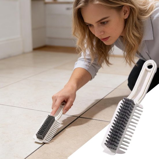 Voegenreiniger Borstel - Kleine Schrobber - Nauwkeurig Schoonmaken - Antislip Handgreep - 20.8 x 5 x 6.3 cm - Niet gespecificeerd — afbeelding 4
